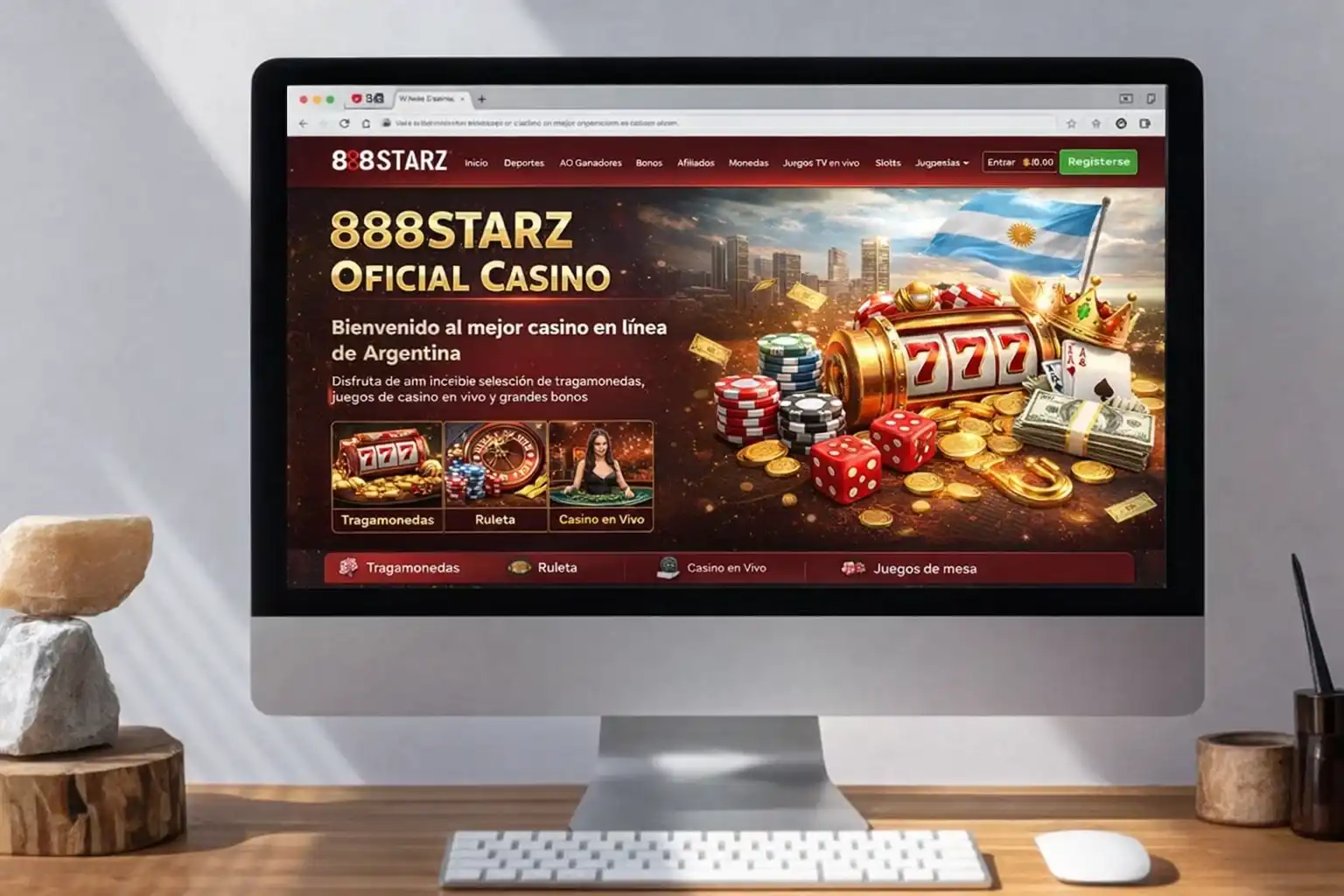 888Starz Apuestas Deportivas y Casino con Bonos en Argentina
